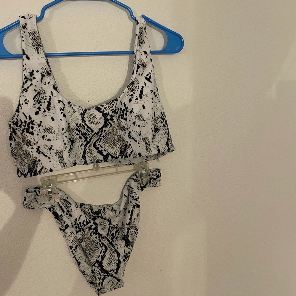 2 for 10 Snake skin bikini set
